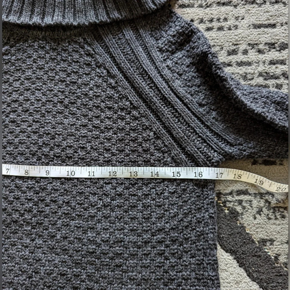 Hilary Radley Women's Cowl Neck knitted Long Sleeve Sweater Top cotton blend - Picture 6 of 10